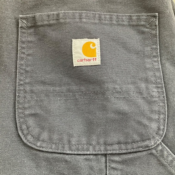 CARHARTT MENS UTILITY RELAXED FIT WORK COTTON CANVAS DUCK HEAVY PANTS 40x30 EUC - Picture 8 of 9
